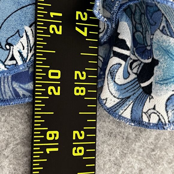 2 Piece Skirt Set Sz 12 Blue Floral Fairy Lace Ruffles Cottagecore Boho Y2k - Picture 14 of 14